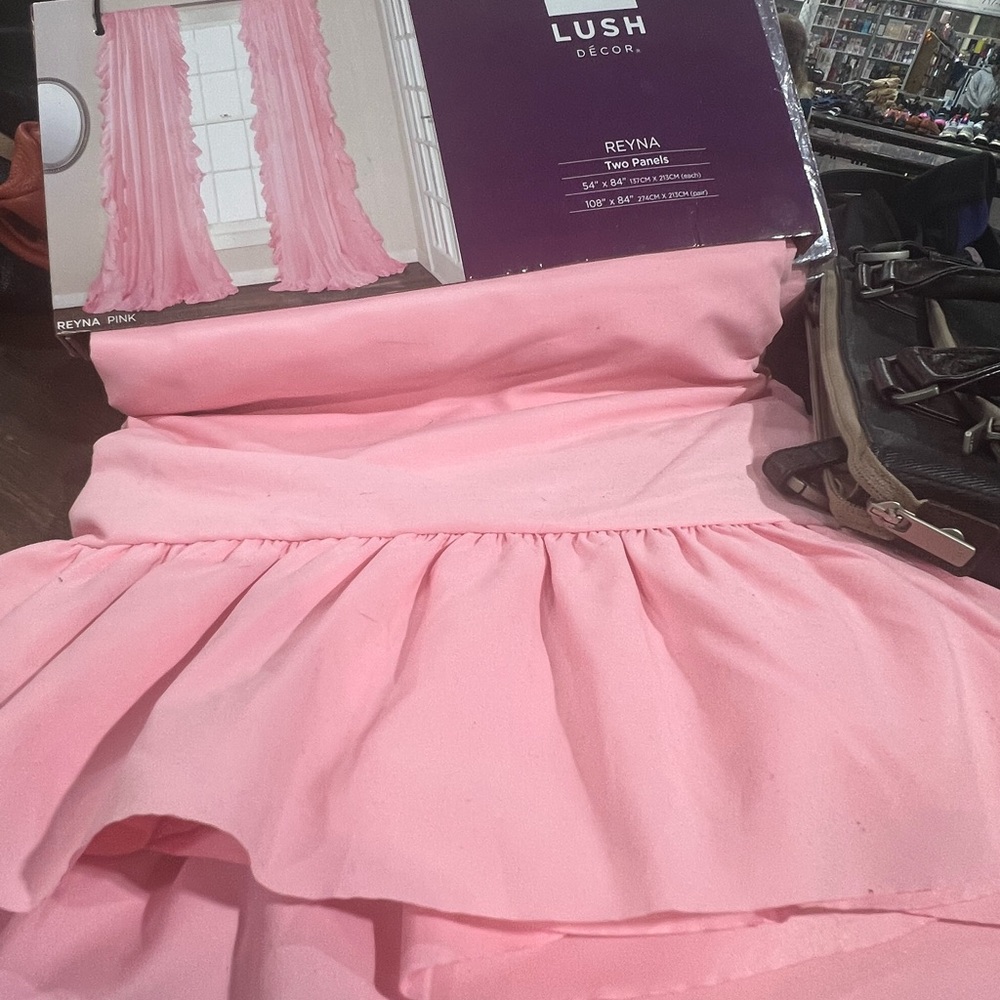 Reyna Pink Curtains